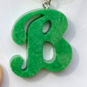 Green “B” Keychain